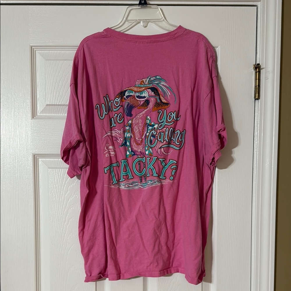 Gildan Pink Flamingo Graphic Tee - Short Sleeve